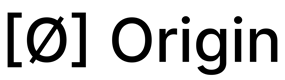 Origin Logo - Black